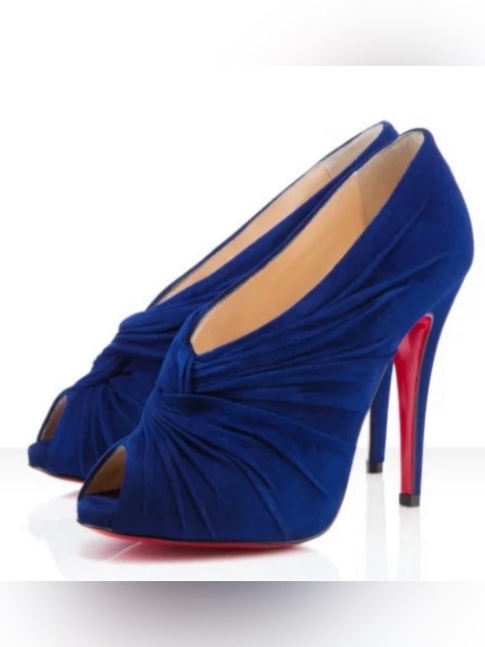 Christian Louboutin Manchon 120 Suede Platform Pumps Size 39